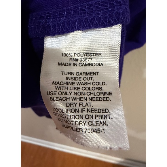 Xersion Women's Royal Blue Palm Tree Graphic Racerback Tank Top XL - Picture 4 of 5